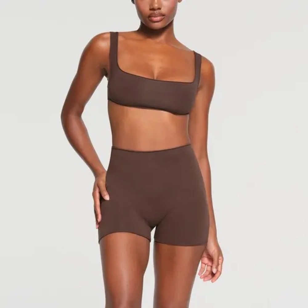 Raw Edge Intimates Micro Scoop Bralette | Espresso